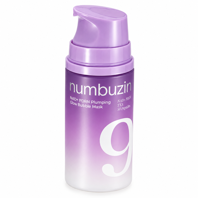 ماسک حبابی جوانساز  نامبوزین No.9 NAD+ PDRN Plumping Glow Bubble حجم 85 میل